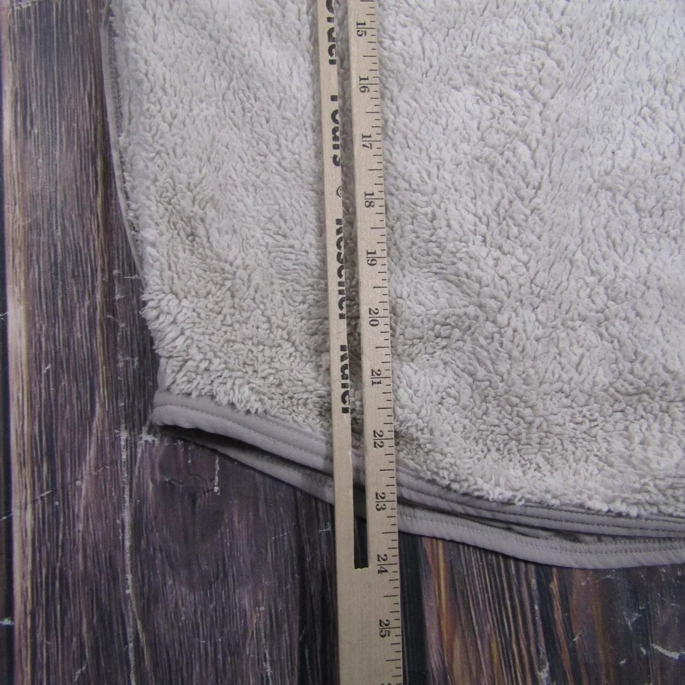 Nike Jacket Mens XS‎ Beige Hooded Lined Fleece Pullover Pockets Winter Cozy